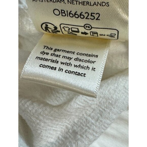 Free People Runyon Oversized Solid Harem Pants‎ Paperbag Waist Cream Size Small - Picture 11 of 15